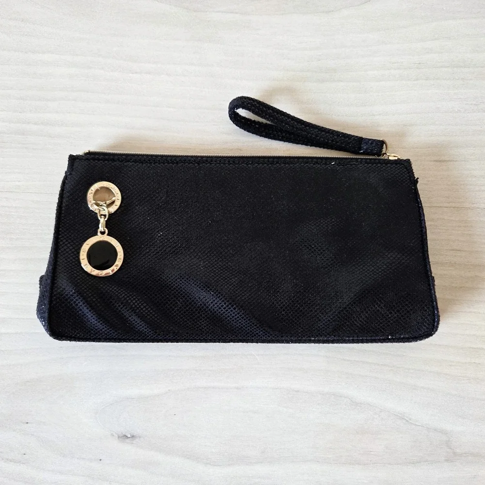Bvlgari Parfums Sparkling Travel Bag Wristlet Expands to Stand Up